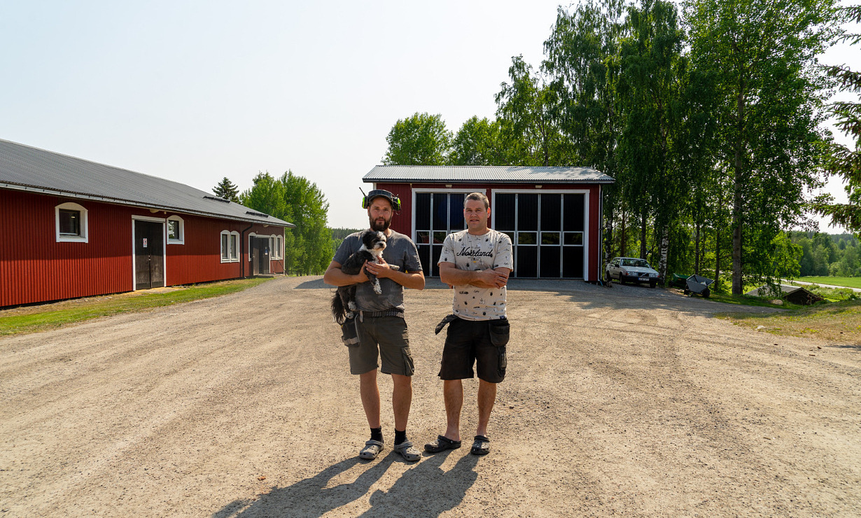 Ronnie och Robin Granberg driver LGS lantbruk.